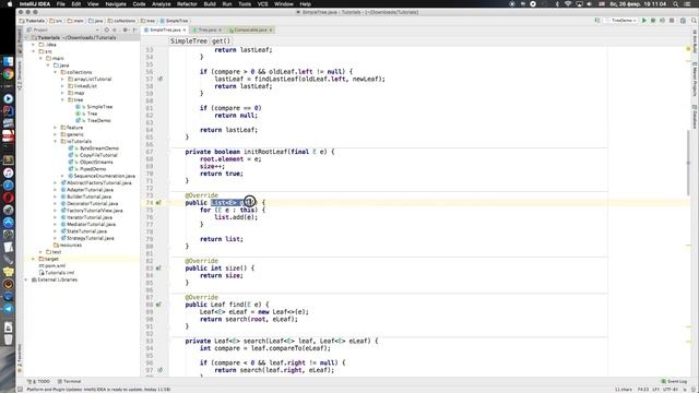 Пишем свой TreeSet часть 3 смотреть онлайн