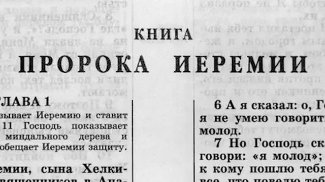 Библия. Книга Пророка Иеремии. Ветхий Завет (читает Игорь Козлов)