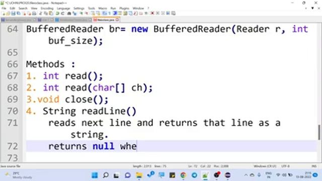 File Handling-4: BufferedReader смотреть онлайн