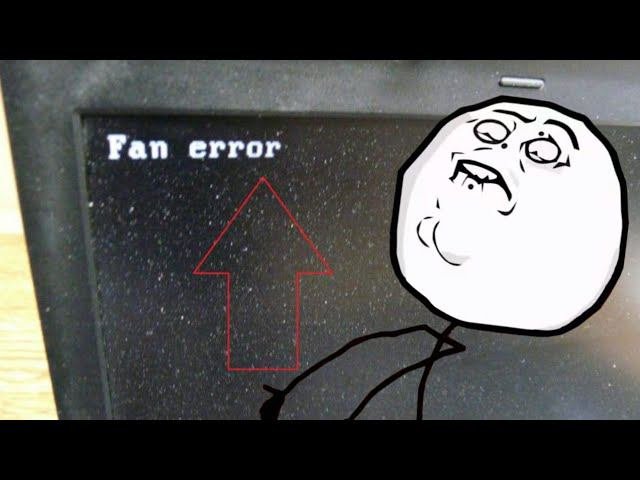 Компьютер error fan. Компьютер error fan