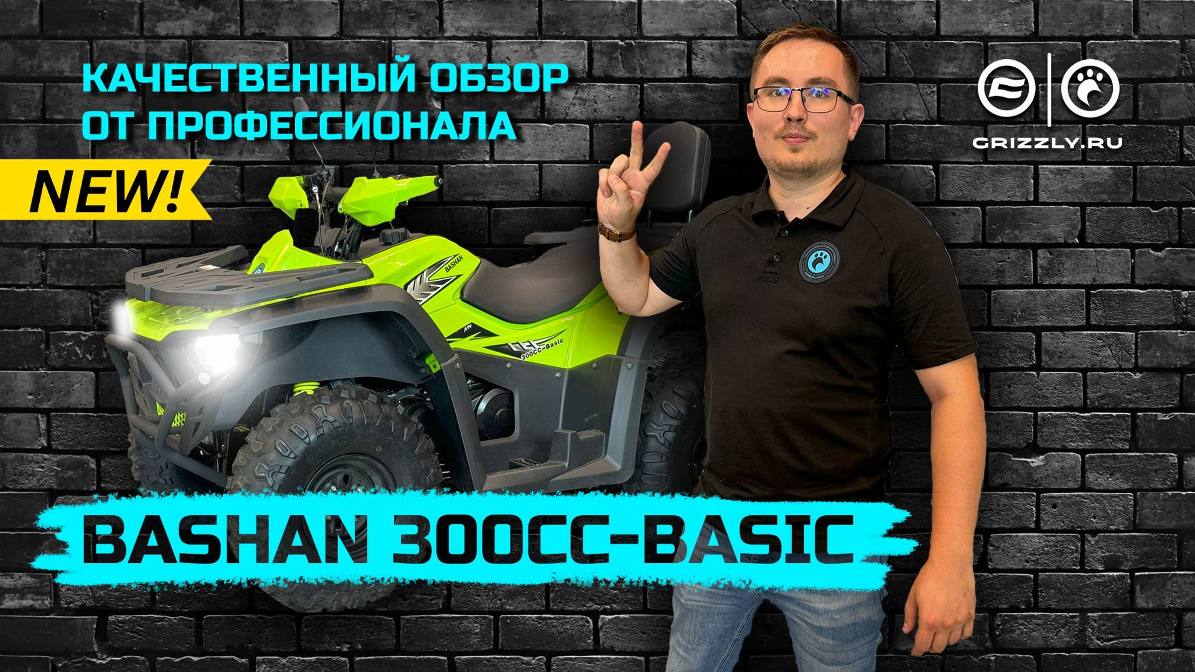 Обзор квадроцикла BASHAN 300CC BASIC