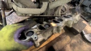 Форд Фокус. 2.0 Split Port. Вылетевшее седло. Жлоб ремонт.