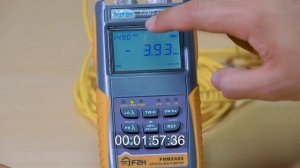 Grandway FHM2A02 - оптический тестер вносимых потерь. Демонстрация работы