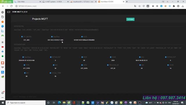 MQTT & PHP #2 Kết nối IIOT V-Box với MySQL смотреть онлайн