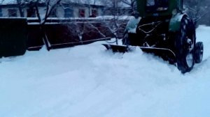 Отвал с трубы на т 40