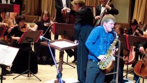 Piazzolla: Oblivion & Libertango. Sergey Kolesov (saxophone), conductor Dmitrii Russu, 2014