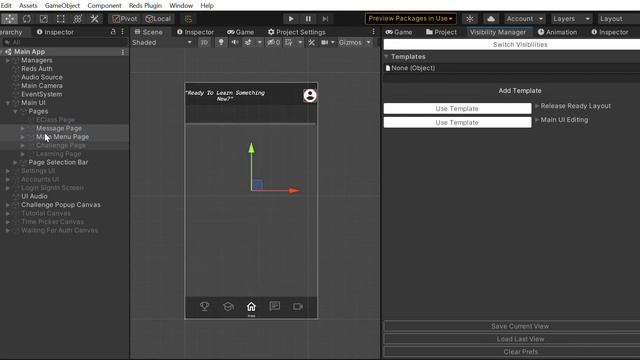 #madewithunity GameObject Visibility Manager Custom Inspector