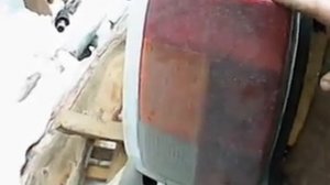 снятие задней блок фары ваз 2104