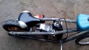 Мотоцикл из бензопилы Дружба