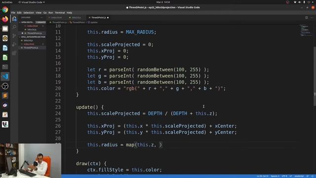 Episode 22 - 3D to 2D (Perspective Projection). It really is THIS easy!!! смотреть онлайн