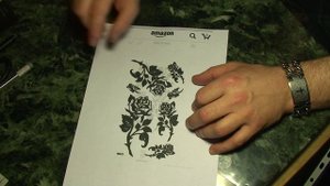 Травление рисунка на металле ВЫРЕЗКА РИСУНКА - ОТ И ДО !!!