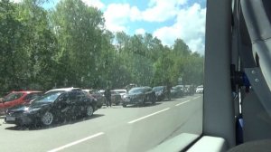 Поездка на микроавтобусе ГАЗ-A68R52 City №011694 №520 Тропарёво-м.Озёрная-Тропарёво