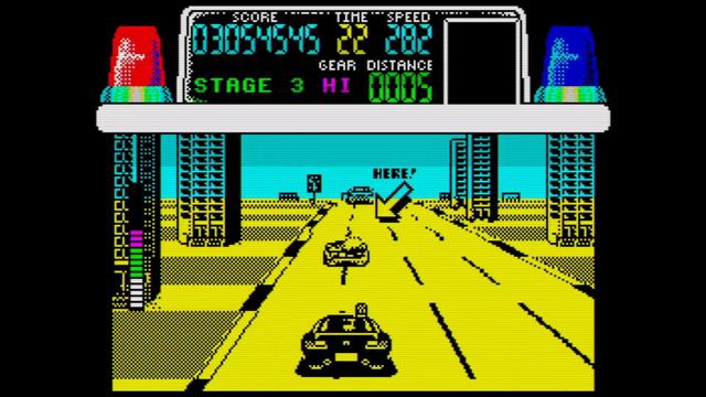 ZX SPECTRUM CHASE HQ WALKTHROUGH Let's go Mr. driver