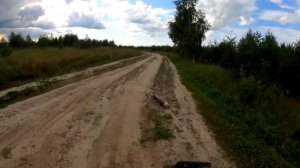 Мотопутешествие на мопеде альфа // Уехал в мини дальняк // Путь через леса