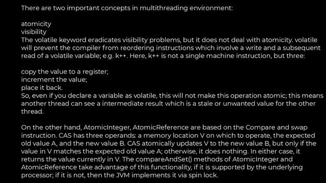 Java :Volatile Vs Atomic [duplicate](5solution) смотреть онлайн