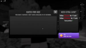 *NEW* ALL CODES FOR GUESS FOR FREE UGC IN FEBRUARY 2024 ROBLOX GUESS FOR FREE UGC CODES