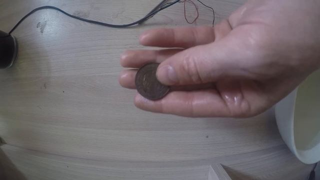 Чистка медных монет электролизом. как наложить патину на монету. Бюджетный способ.