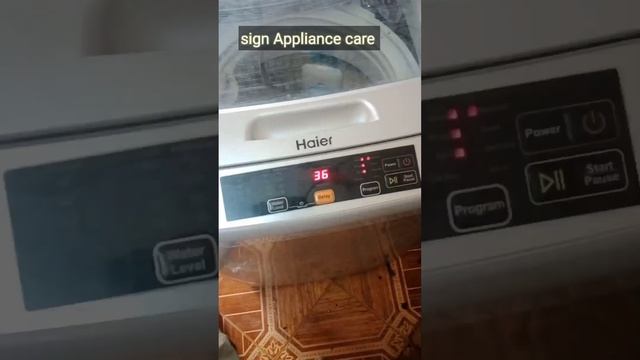 ? Haier washing machine not running | washing machine drum problem | @signappliancecare3038 ???