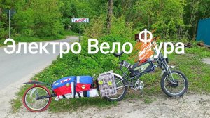 Электровелосипед самодельный с прицепом.