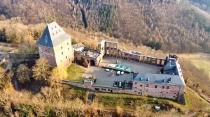 Burg Nideggen Nordeifel-footage dji mavic mini 2