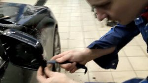 Мерседес w205 как разобрать зеркало заднего вида