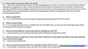 Amazon Web Services (AWS) Interview Questions and Answers For Experienced & Fresher - 2019