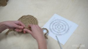Мастер- класс круглая сумка из джута ПОЛЕ