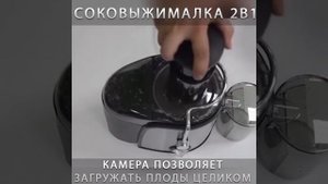 Соковыжималка для овощей и фруктов 2 в 1 - Delatec