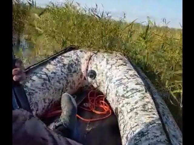 Лодка Солар под болотоход