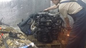 2JZ-GE VVTI  - запуск на полу