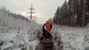 Тест драйв снегохода Irbis Tungus 500L
