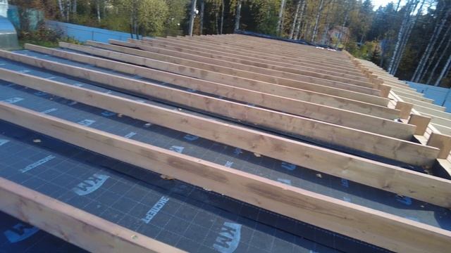 Создаем уклон на горизонтальной крыше. смотреть онлайн