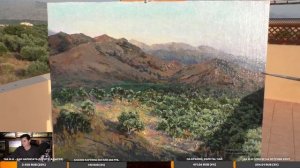 Как нарисовать маслом горы с натуры. Греция, Крит.