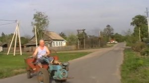 Мотоблок МТЗ - 12 с полуприцепом на 500 кг