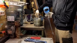 22. Фонарный столб из полипропиленовых труб