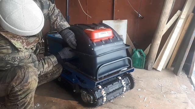 Мотособака Forza 6.5. Доработки,езда по целине. смотреть онлайн