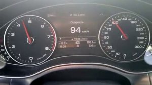 Audi A6(C7) 2011 3.0TFSI 300hp 0-100 km_h  S mode.mp4