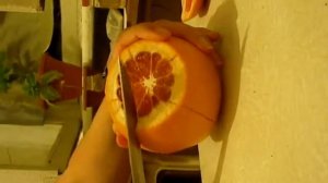 Как чистить грейпфрут.