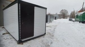 Блок контейнер бытовка, вагончик металлический производство 2.40х6х2.40м для дачи и стройки