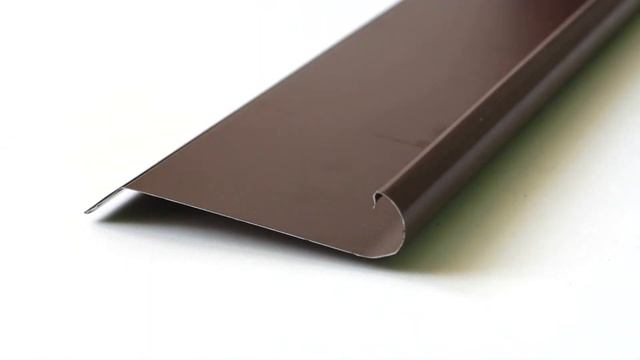 Ламель для забора-жалюзи "Гамма 156", двухстороннее полимерное (глянцевый) RAL 8017 смотреть онлайн