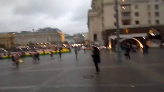 Москва 823 проезд Воскресенские Ворота, Нулевой километр, площадь Революции осень день смотреть онлайн