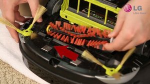 LG Hom Bot Square Robot   Brush Options & Maintenance