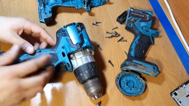 Замена корпуса на шуруповёрт Makita DDF481 смотреть онлайн