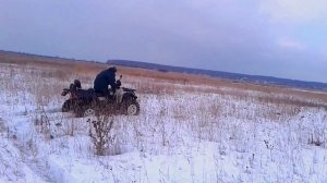 Квадроцикл стелс 500GT на заднем приводе.