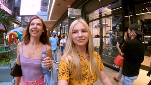 С моей новой подружкой БЛОНДИНКОЙ МИЛЛИОНЕРШЕЙ Ариной!