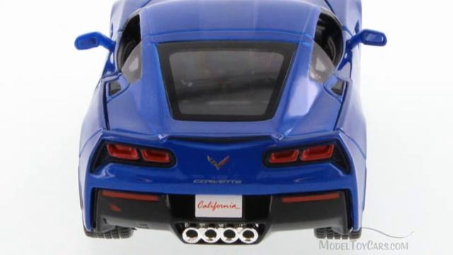 Chevy Corvette Stingray, Blue - Maisto 34505 - 1/24 Scale Diecast Car смотреть онлайн
