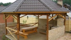 Как Построить Беседку С Мангалом Своими Руками