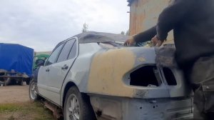 КУПИЛ ПОД ВОССТАНОВЛЕНИЕ ЛЕГЕНДУ. W210 МЕРСЕДЕС. ЧАСТЬ 1- ПОДГОТОВКА К СВАРКЕ. Продолжение следует.