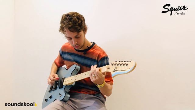 Fender Squier Contemporary Active Starcaster - Demo by Sawyer смотреть онлайн