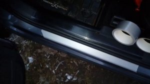 Защита порогов и накладок skoda kodiaq